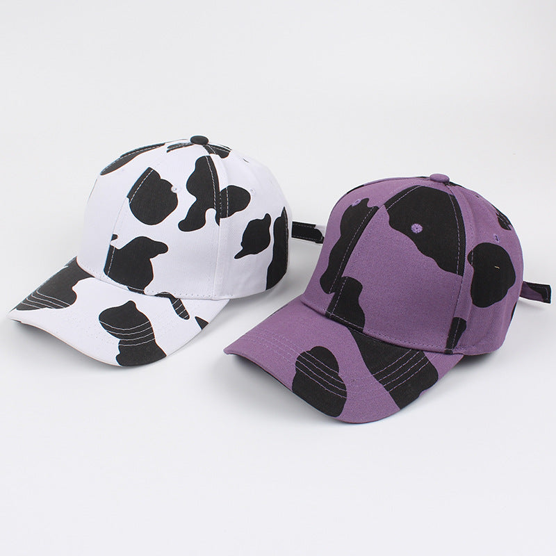 Gorra De Béisbol Con Estampado De Vaca De Algodón al por mayor